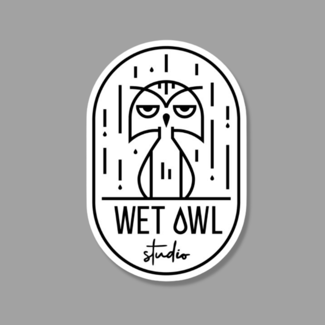 Wet Owl Sticker | Large