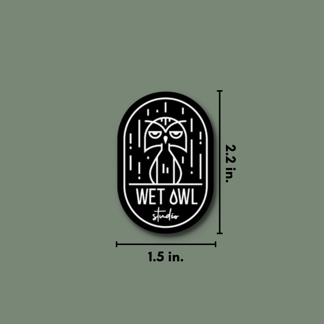 Wet Owl Sticker | Small