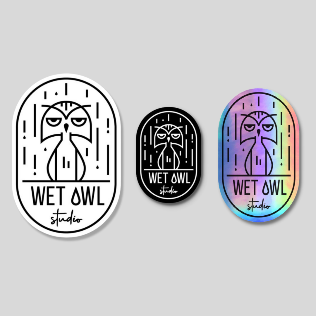 Wet Owl Sticker Bundle